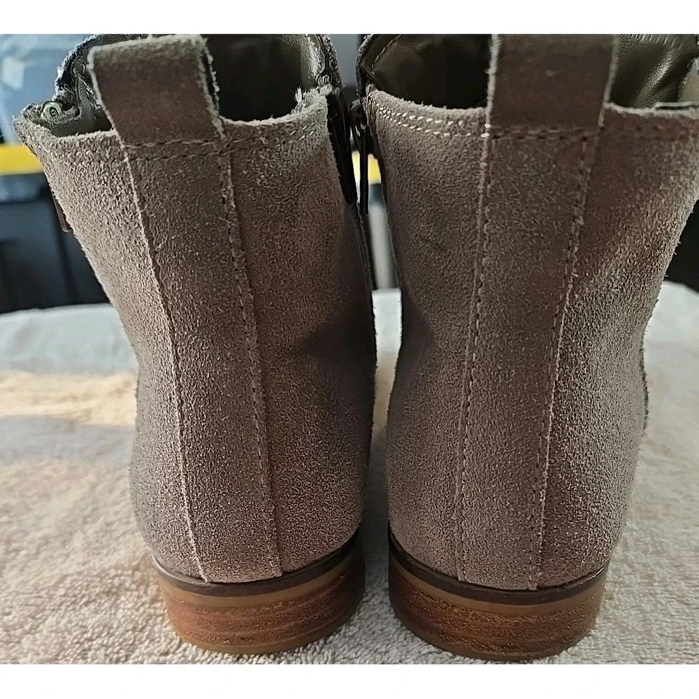 Steve Madden Womans Ankle Boots Reyyna 7.5 Leather‎ Uppers